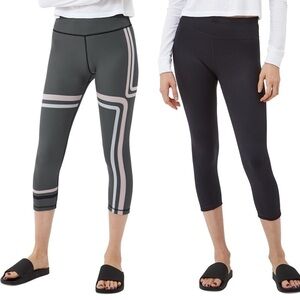 SWEATY BETTY Double Duty Reversible Crop Leggings
